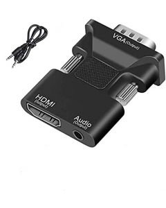 VGA Male to HDMI Output +Audio